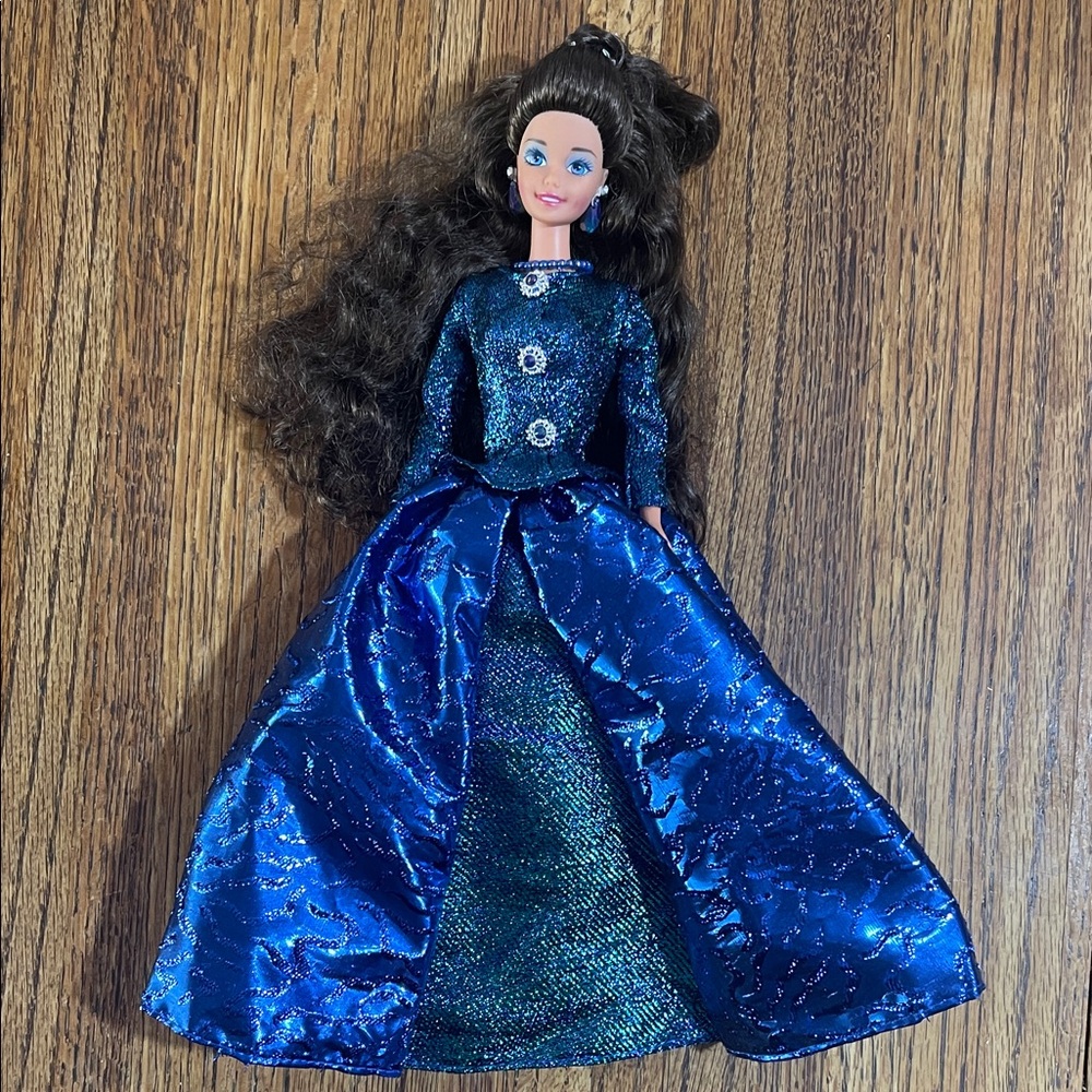 Barbie Doll in Sparkling Blue Gown